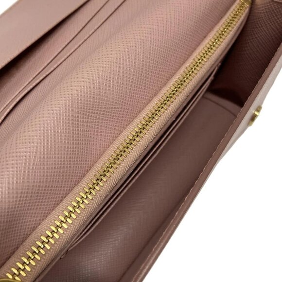 PRADA -Pink Saffiano Shine (leather) Other Style Wallet 795-072225 - Picture 10 of 13